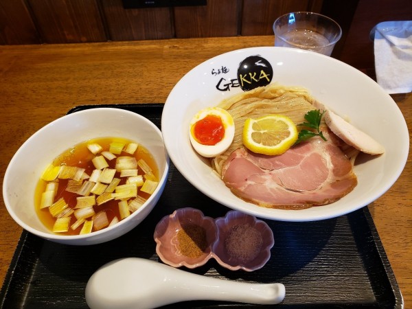 「鰹昆布水つけめん（塩」@らぁ麺 GEKKAの写真
