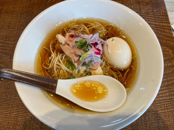 「鶏と水」@つくばらーめん 鬼者語 -オニモノガタリ-の写真