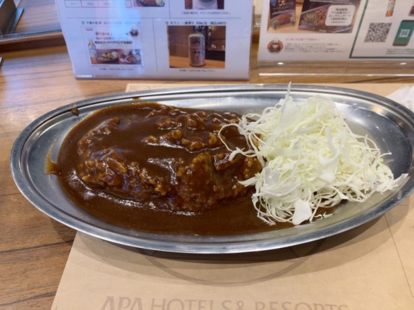 「アパ社長カレー　730円」@アパ社長カレー 飯田橋駅南店の写真