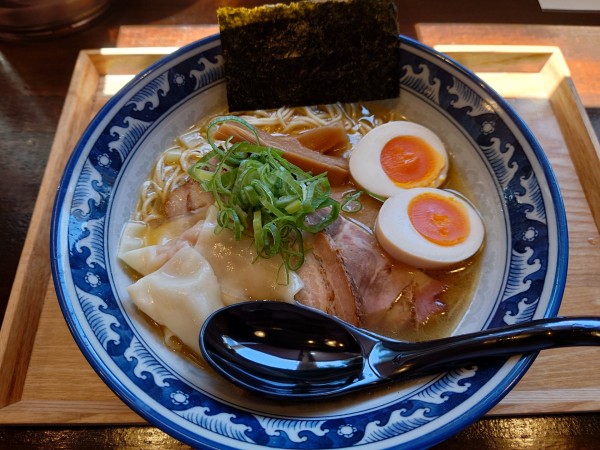 「特製RAMEN(あっさり)塩」@KUMAGAYA RAMEN STANDの写真