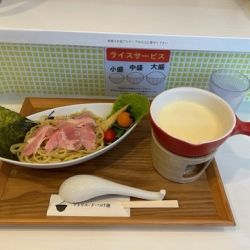 チーズフォンデュ＆どろスープつけ麺 1,280円。