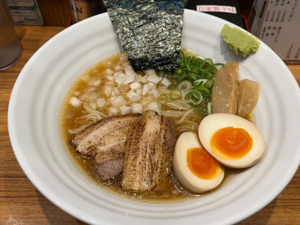 「【限定】味玉 冷やし煮干し中華そば」@煮干し中華そば 麺屋 芝乃の写真