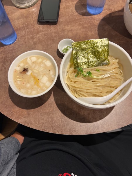 「濃厚ホタテつけそば(並・冷たい麺)980円」@NOODLE VOICEの写真