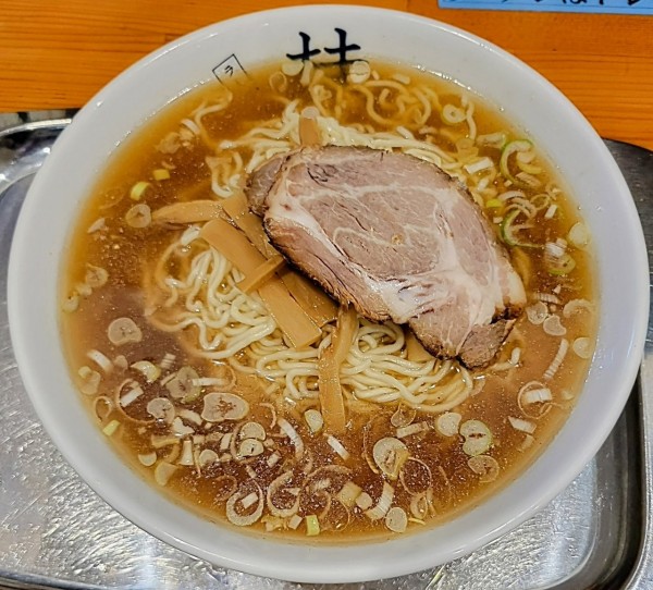 「ラーメン中 半チャーハン」@煮干しだし醤油ラーメン 桂の写真