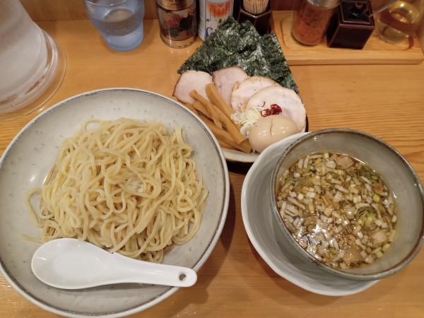 「特製つけそば」@中華そば 笑歩の写真