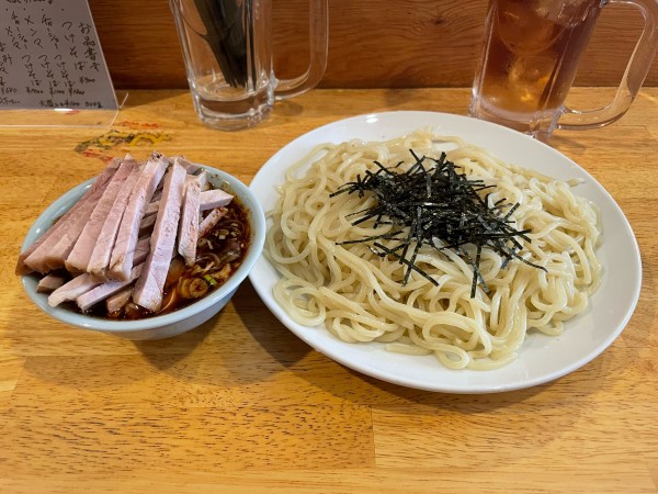 「チャーシューつけそば 大盛」@中華つけ蕎麦 でき心の写真