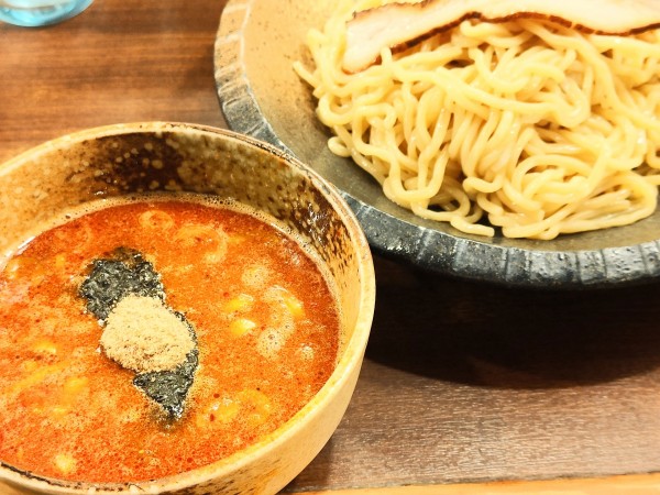 「辛口つけ麺」@つけ麺屋 ひまわりの写真