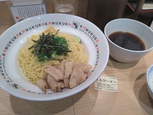 「ざるラーメン」@どうとんぼり神座 京都ポルタ店の写真