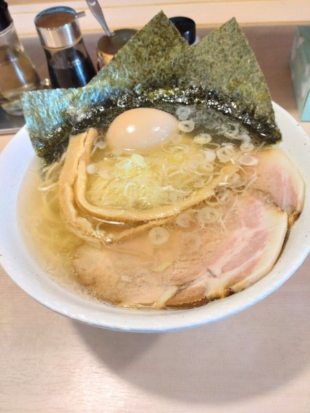 「まるわらーめん塩」@上州地鶏らーめん まるわの写真