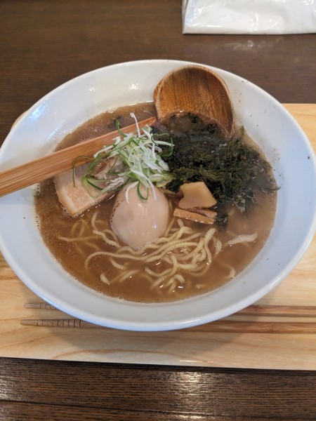 「磯玉らーめん」@麺処 福吉 極の写真