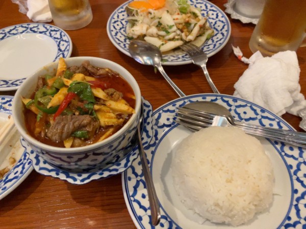 「牛肉とタケノコの辛味カレー1210円(ルーのみ)」@ライカノの写真