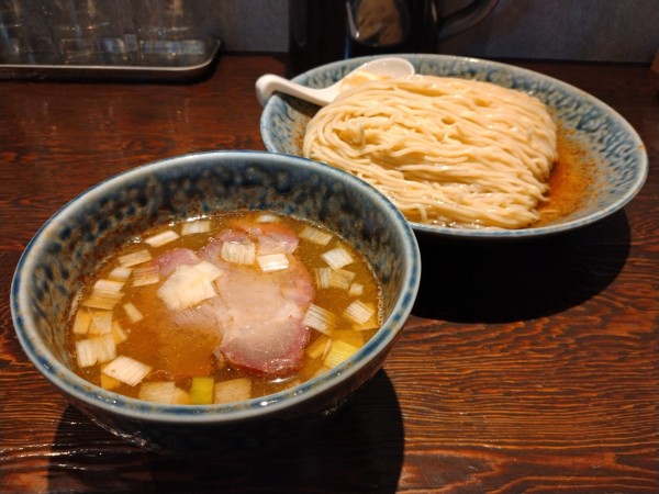 「昆布水つけ麺（塩・大盛）」@中華蕎麦 柳の写真