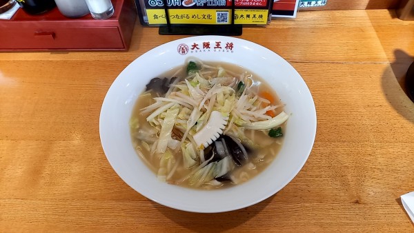 「大阪ちゃんぽん麺」@大阪王将 松江黒田店の写真