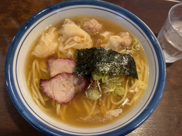 「ミックスわんたんめん塩（肉3海老2）1150円」@麺屋 はやしまるの写真