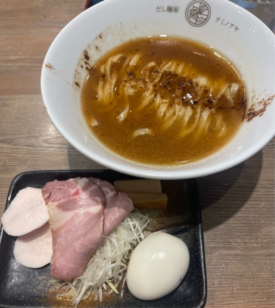 「特製だし麺 濃厚」@だし麺屋 ナミノアヤの写真