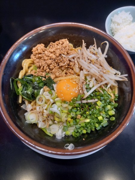 「まぜそば￥920＋追い飯￥50」@横浜家系ラーメン 清六家 みらい平店の写真