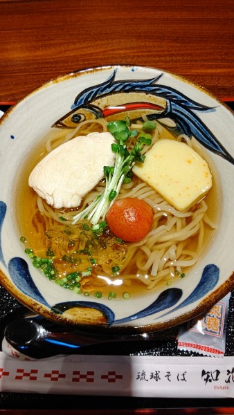 「冷製知花 800円」@琉球そば 知花の写真