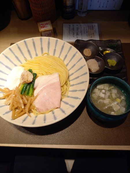 「帆立の昆布水つけ麺【塩】￥1100＋大盛り￥100」@Tokyo Style Noodle ほたて日和の写真