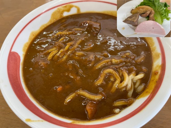 「ぶっかけMIXカレー  冷やし剥き葡萄付き」@MENYA 食い味の道有楽の写真
