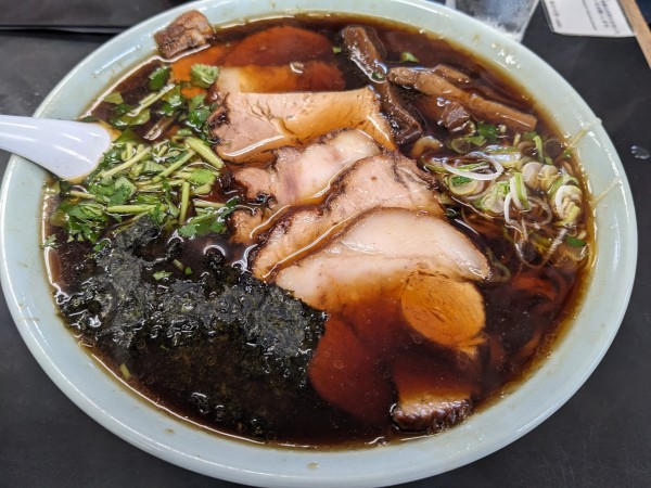 「チャーシューメン（具大盛り）」@味の大西 小田原店の写真