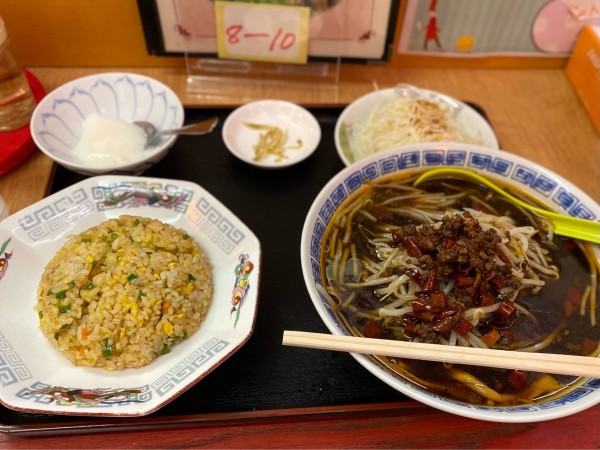「哈尓濱麺定食大盛」@中華料理 哈尓濱食堂の写真