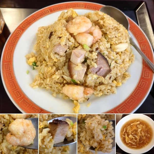 「叉焼ゴロゴロカレー炒飯 880円」@中国飲茶 楼蘭の写真