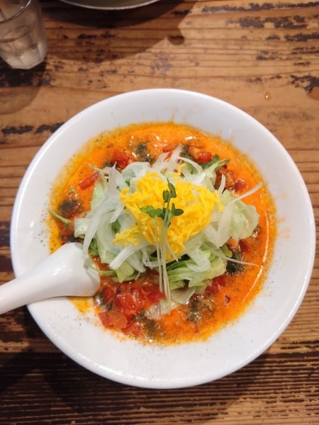 「冷しとまとラーメン」@ジャンジャン軒の写真