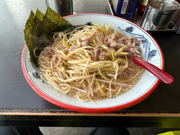 「ネギラーメン　醤油」@ラーメンショップ 122号騎西店の写真