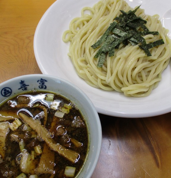 「つけそば（麺200g）1000円」@中華そば 喜富の写真