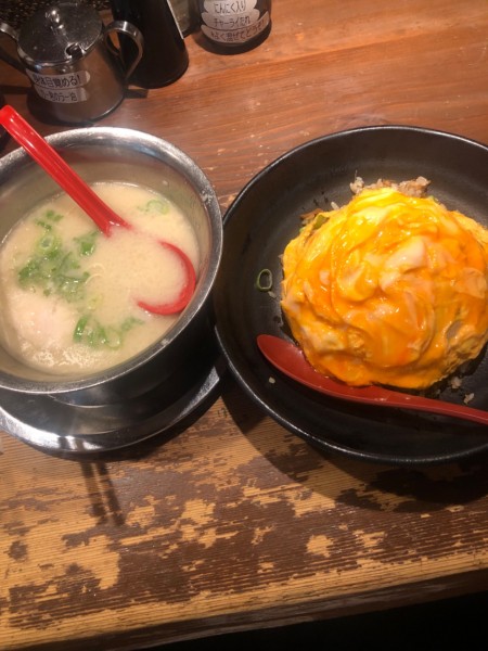 「チャーラー定食 鷄塩」@らーめん 極 本店の写真