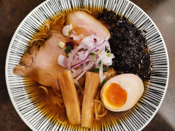 「古式煮干し醤油」@煮干しらーめん 田中にぼるの写真