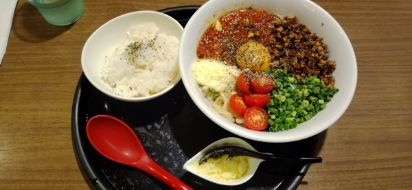 「トマトまぜメン、リゾットセット」@十夢の写真