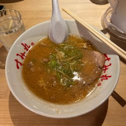 味噌ラーメン　半分