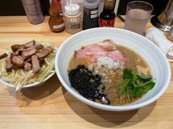 「ネギチャーシュー丼セット」@鮮馬刺よかもん市場 美盛の写真
