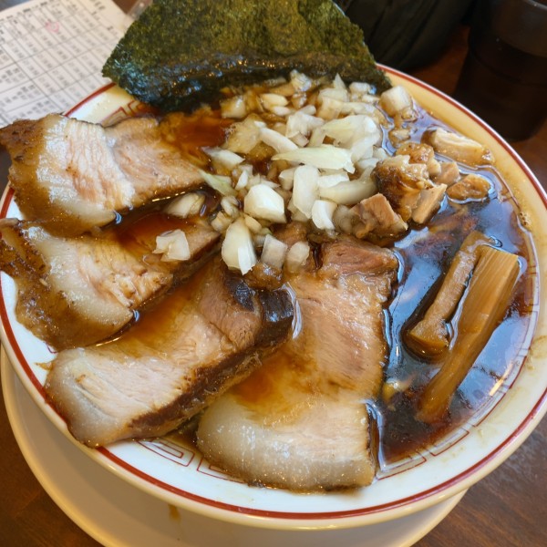 「チャーシューめん 1100円」@柏 濃麺や 39名の写真