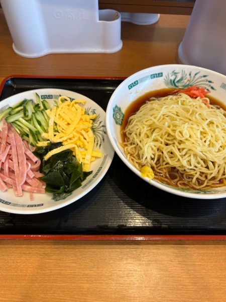 「黒酢しょうゆ冷やし麺　600円」@日高屋 イーサイト高崎店の写真