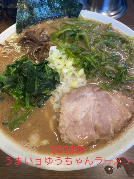 「ラーメン＋大盛　850+100」@うまいヨ ゆうちゃんラーメンの写真