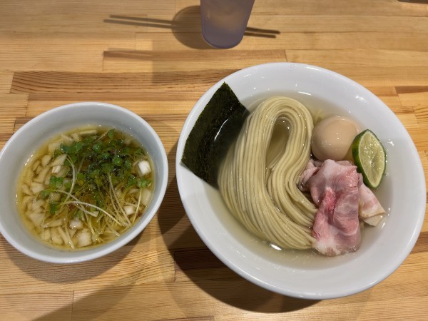 「味玉昆布水つけ麺1020円」@一番だしラーメン しんせんの写真