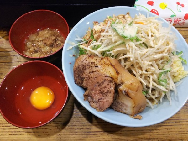 「【限定】冷やし中華小＋生たまご　1100＋70円」@夢を語れ青森の写真