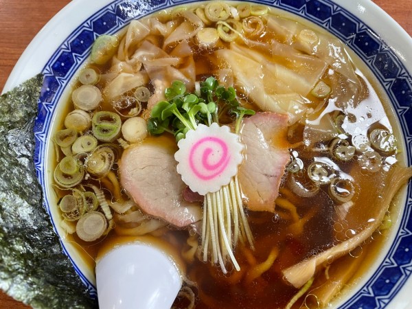 「ワンタンメン980円」@白河手打中華 玲の写真