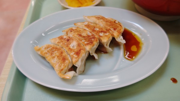 「背脂中華そばセットのギョーザ」@東京ラーメン町屋の写真