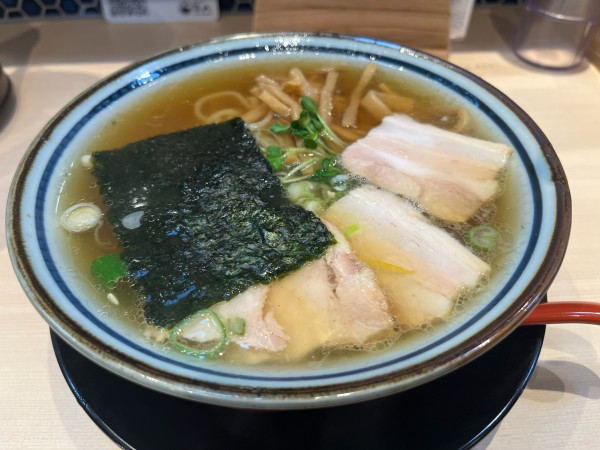 「冷製　貝出汁ラーメン」@らーめん たつみ屋の写真