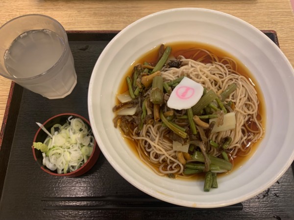 「冷やし山菜そば 560円」@そばいち 神田店の写真