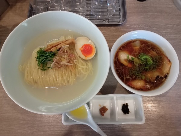 「特製蜆昆布水つけ麺（醤油）」@中華そば 和渦 TOKYOの写真