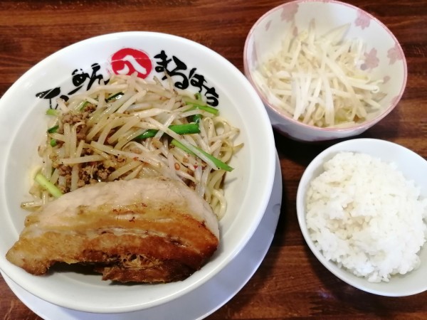 「男気皿台湾＋野菜増し＋ライス」@まるはち 春日井店の写真