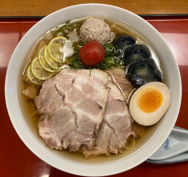 「【夏季限定】冷やしらぁ麺(麺大盛)1485円」@ふぐ舗 にしぶちの写真