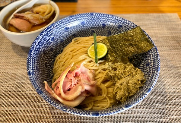 「【限定】特製地鶏の昆布水つけ麺¥1450」@RAMEN GOSSOU 新橋店の写真