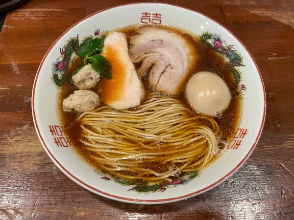 「生一本黒豆(¥1,030)半熟味付け煮玉子(¥130)」@麺や 而今 大東本店の写真