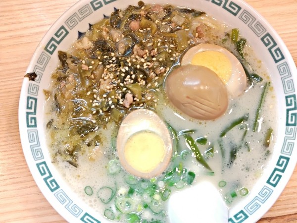 「阿蘇拉麵＋味付玉子」@桂花ラーメン 渋谷センター街店の写真