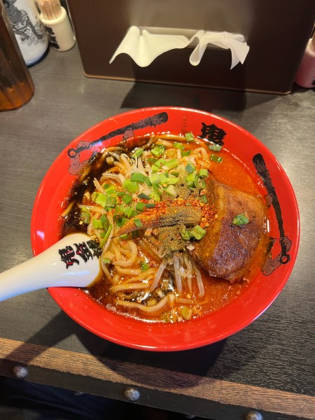 「肉増しカラシビ味噌らー麺」@カラシビ味噌らー麺 鬼金棒 池袋店の写真